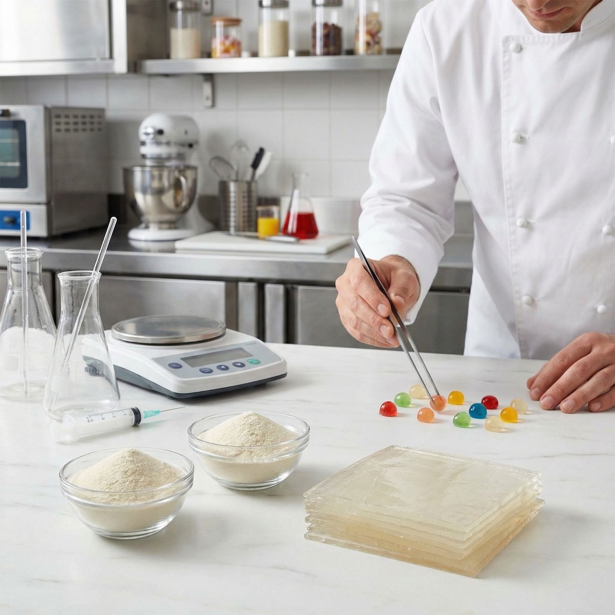 Ingredientes para gelificación molecular