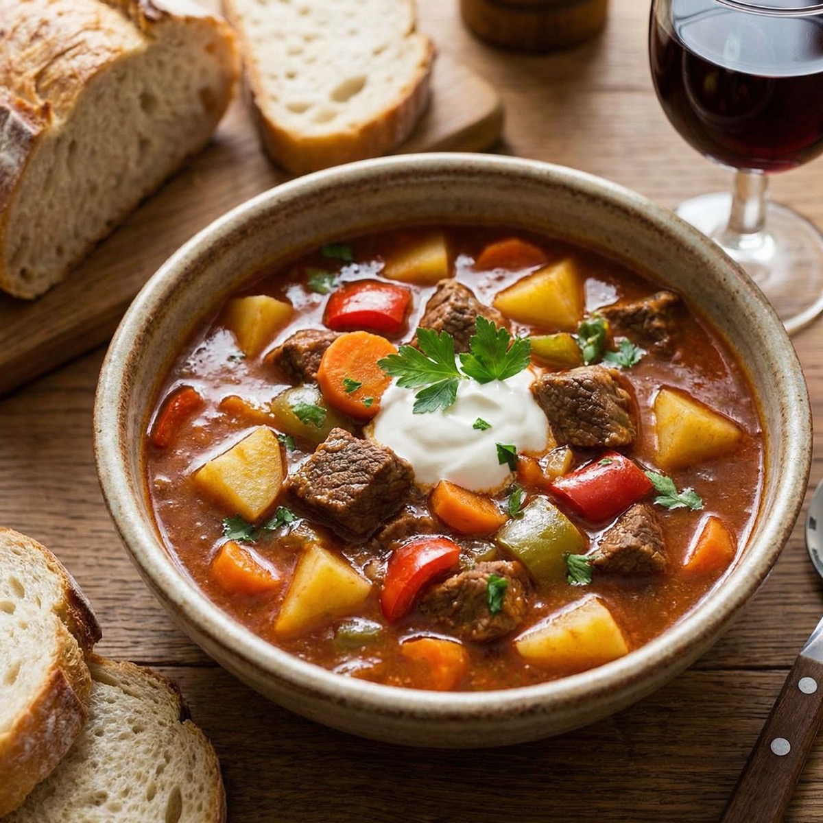 Goulash Húngaro: Receta Pro con Pimentón Auténtico