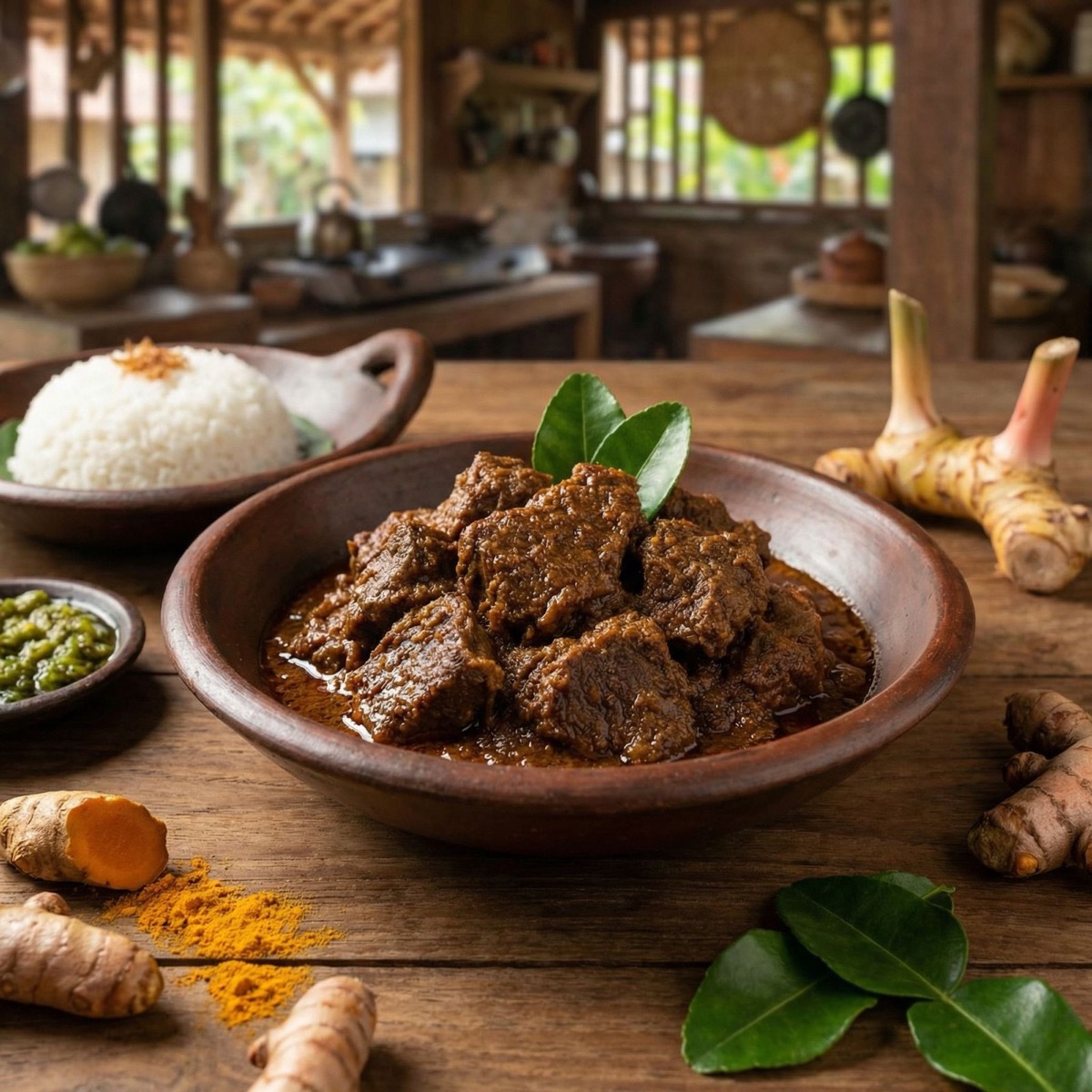 Rendang Indonesio: Receta Pro del Curry Seco de Ternera