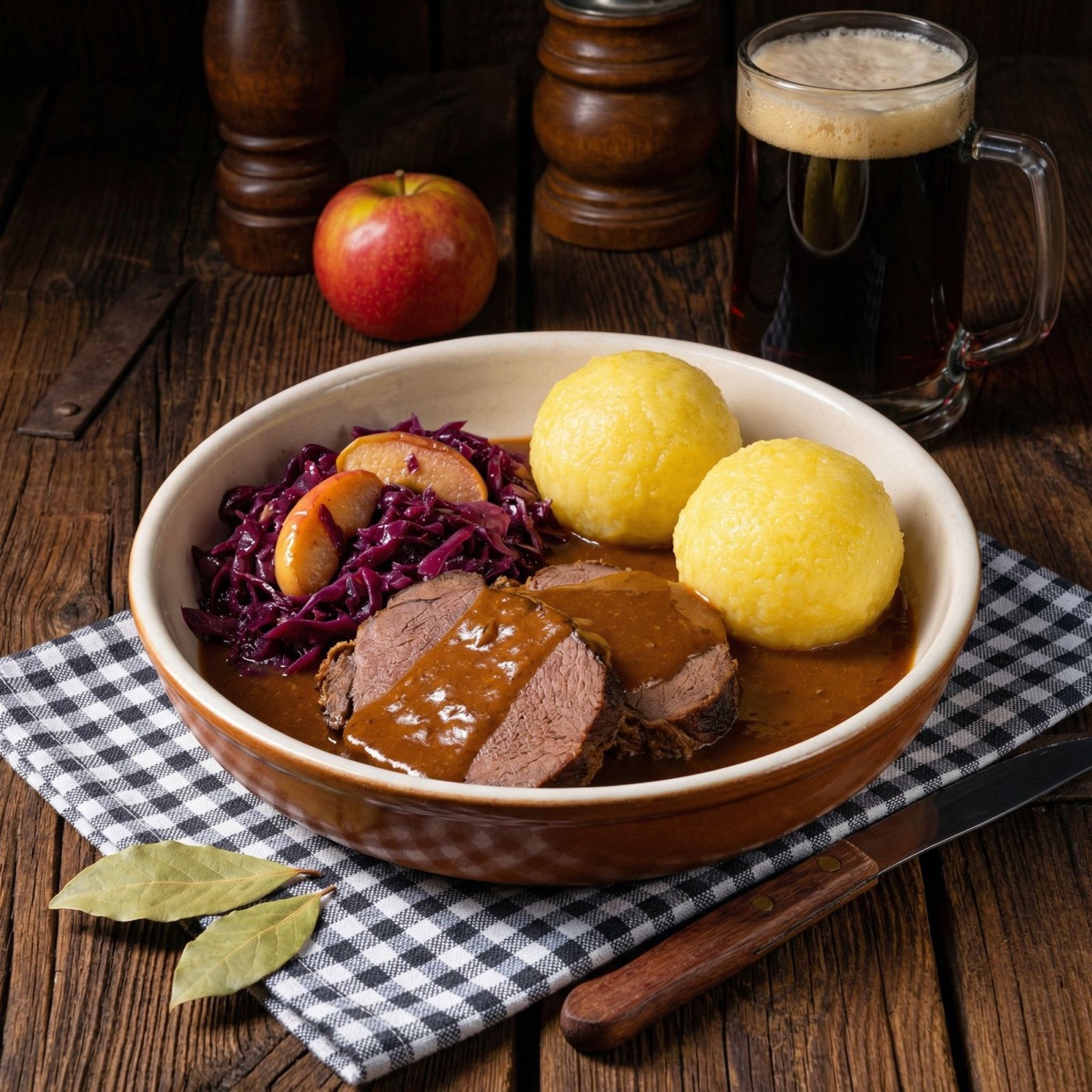 Sauerbraten Alemán: Receta Pro de Marinado de 5 Días