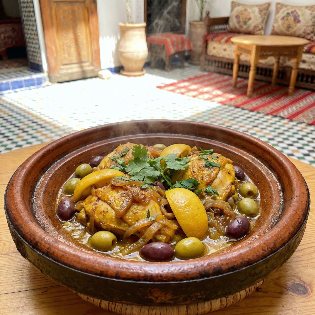 Tagine de Pollo Marroquí: Receta Pro con Limón Confitado