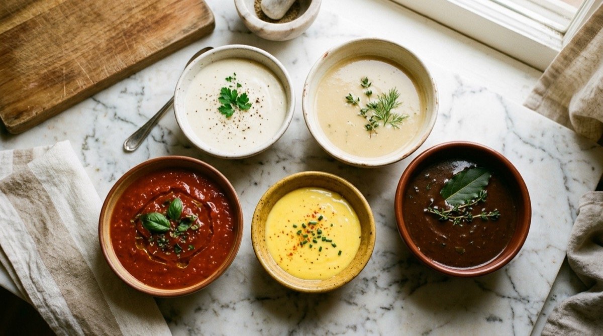 Las cinco salsas madre de la cocina
