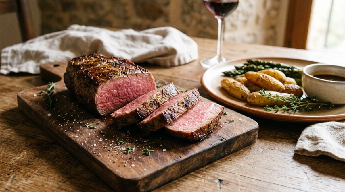 Solomillo sous vide sellado