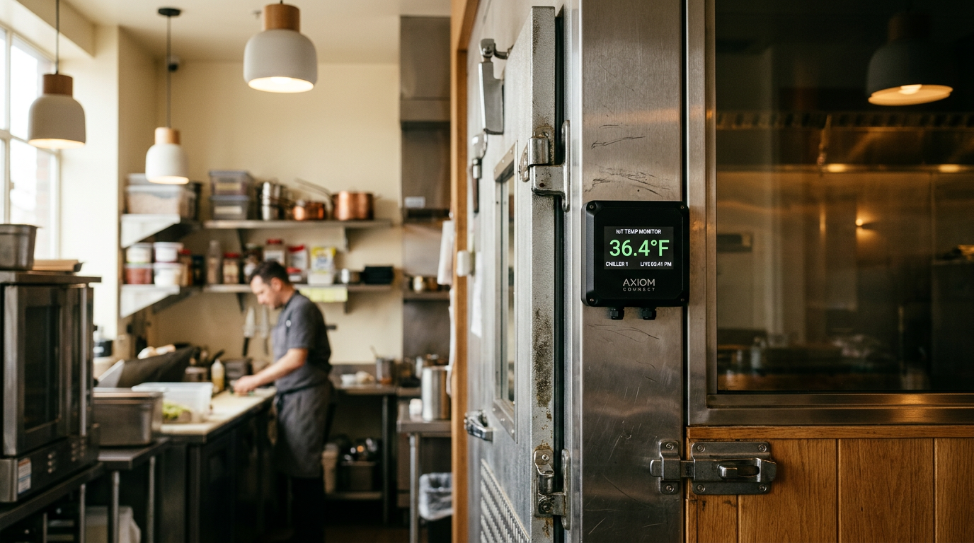 IoT temperature monitoring for HACCP