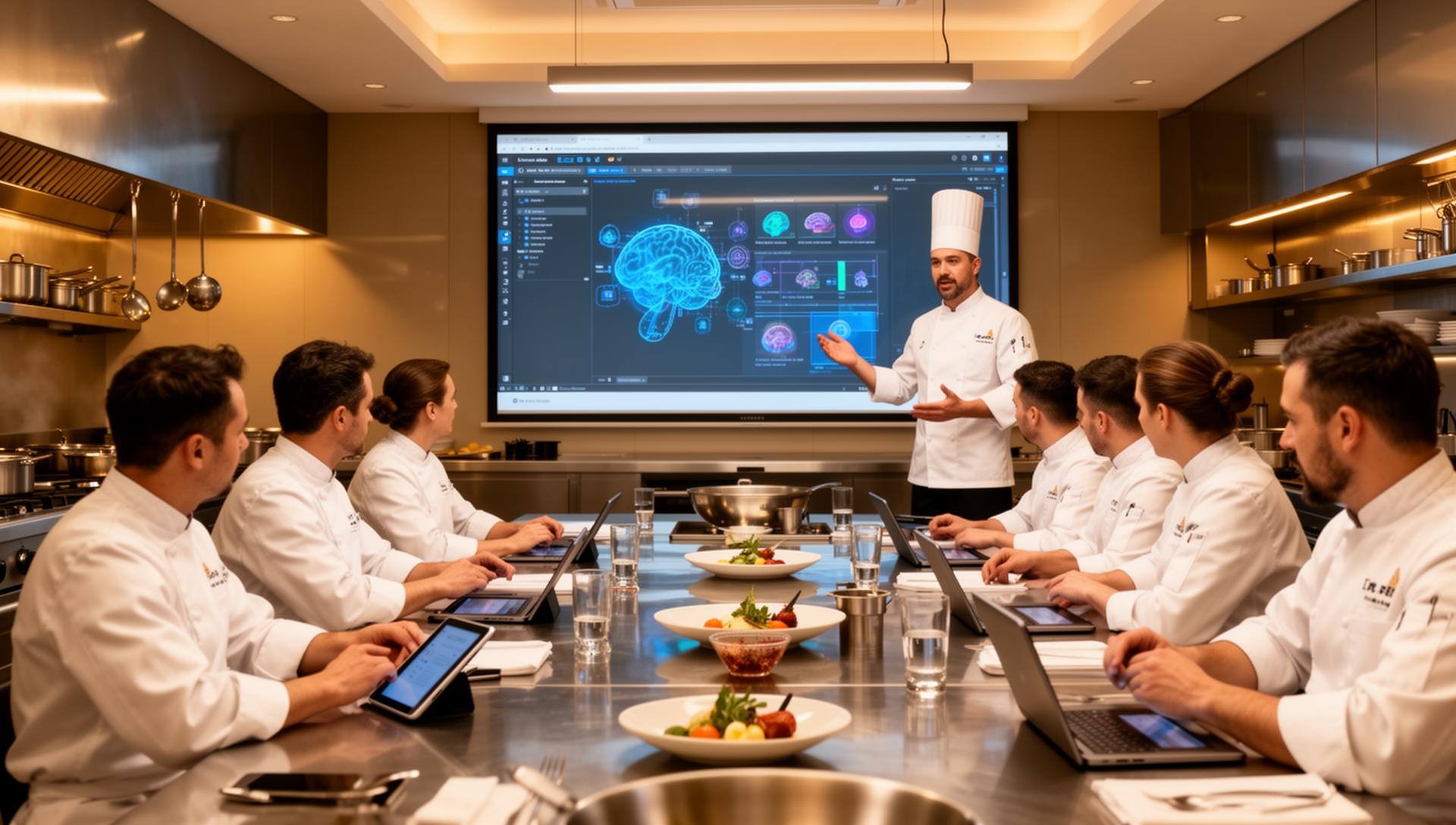 Workshop intensivo de IA para chefs profesionales