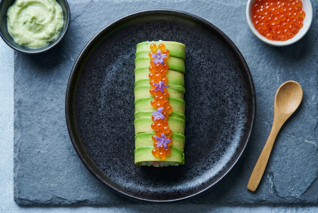 Avocado-Krabben-Cannelloni