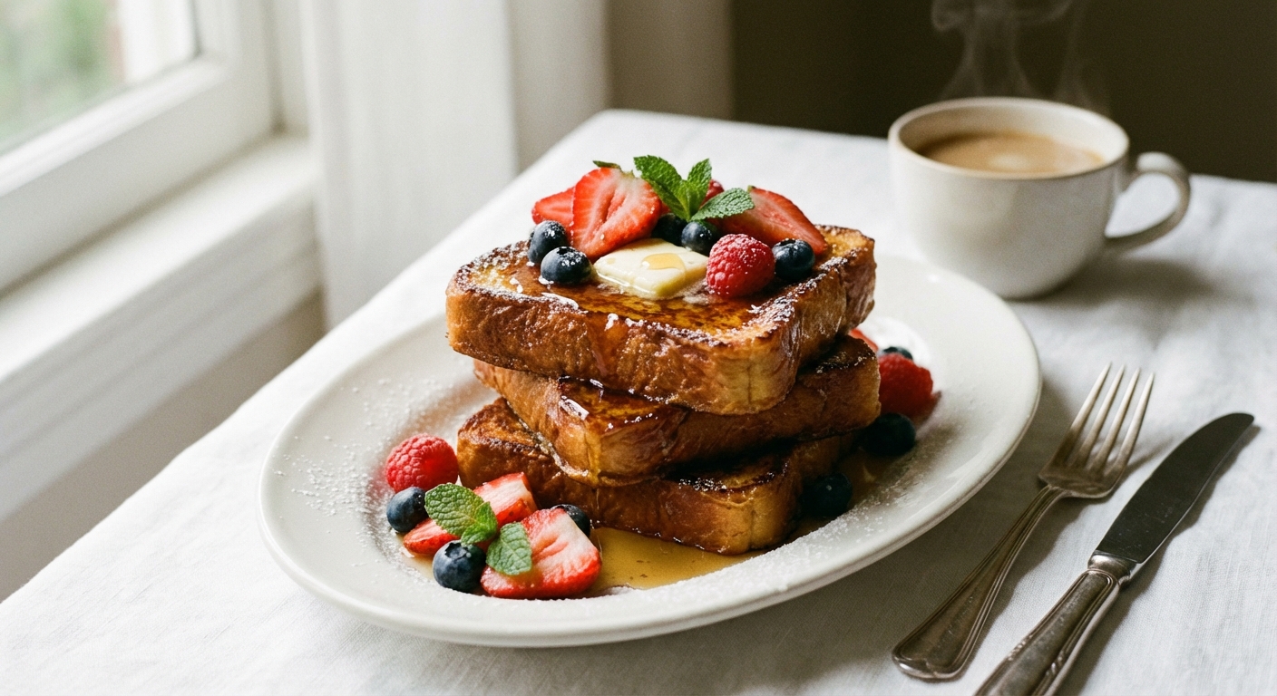 French Toast mit Beeren
