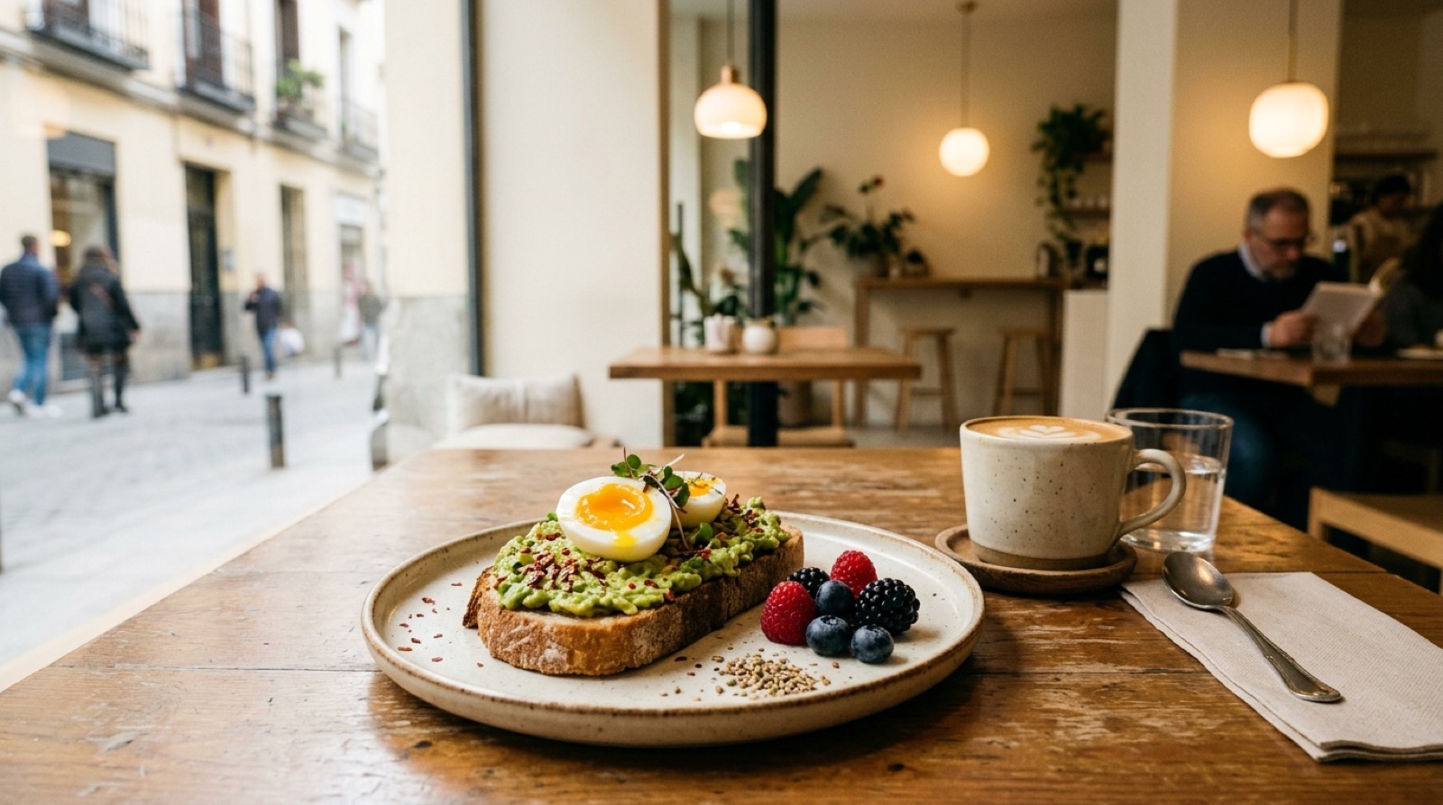 IA para Cafetería y Brunch — imagen 2 de referencia generada con IA