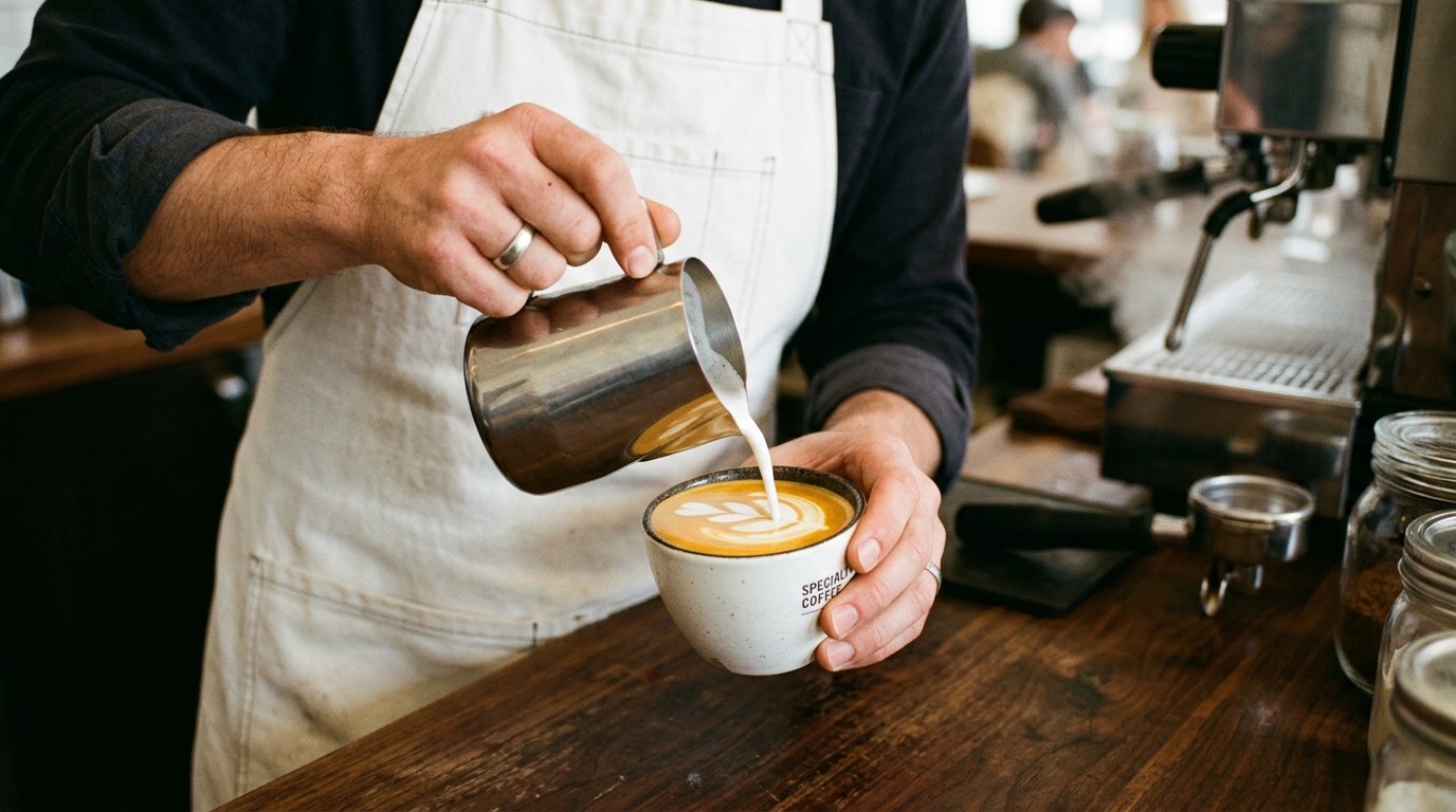 IA para Coffee Shop y Specialty Coffee — imagen 2 de referencia generada con IA