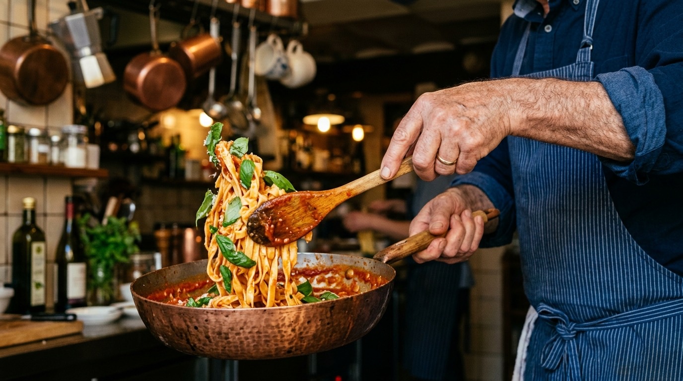 IA para Restaurante Italiano — imagen 4 de referencia generada con IA