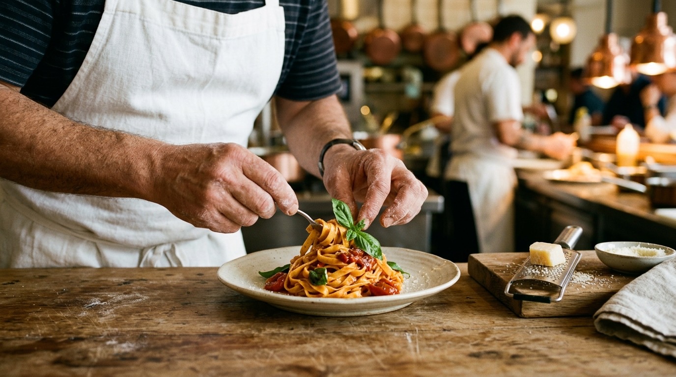 IA para Restaurante Italiano — imagen 6 de referencia generada con IA