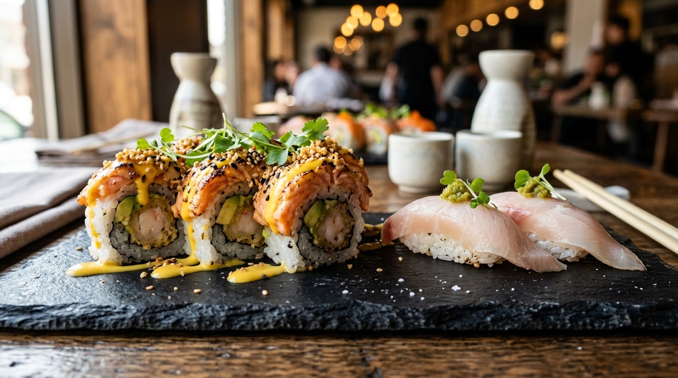 IA para Restaurante Nikkei — imagen 3 de referencia generada con IA