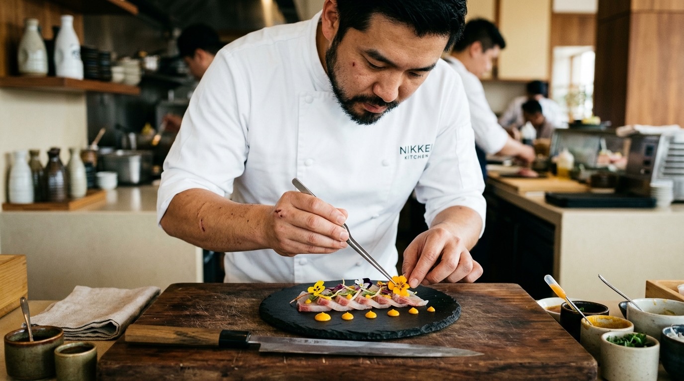 IA para Restaurante Nikkei — imagen 6 de referencia generada con IA