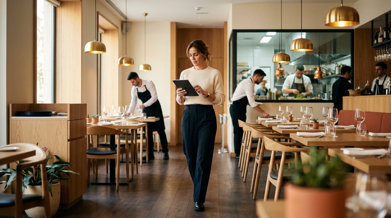 IA para Propietarios de Restaurante — imagen 2 de referencia generada con IA