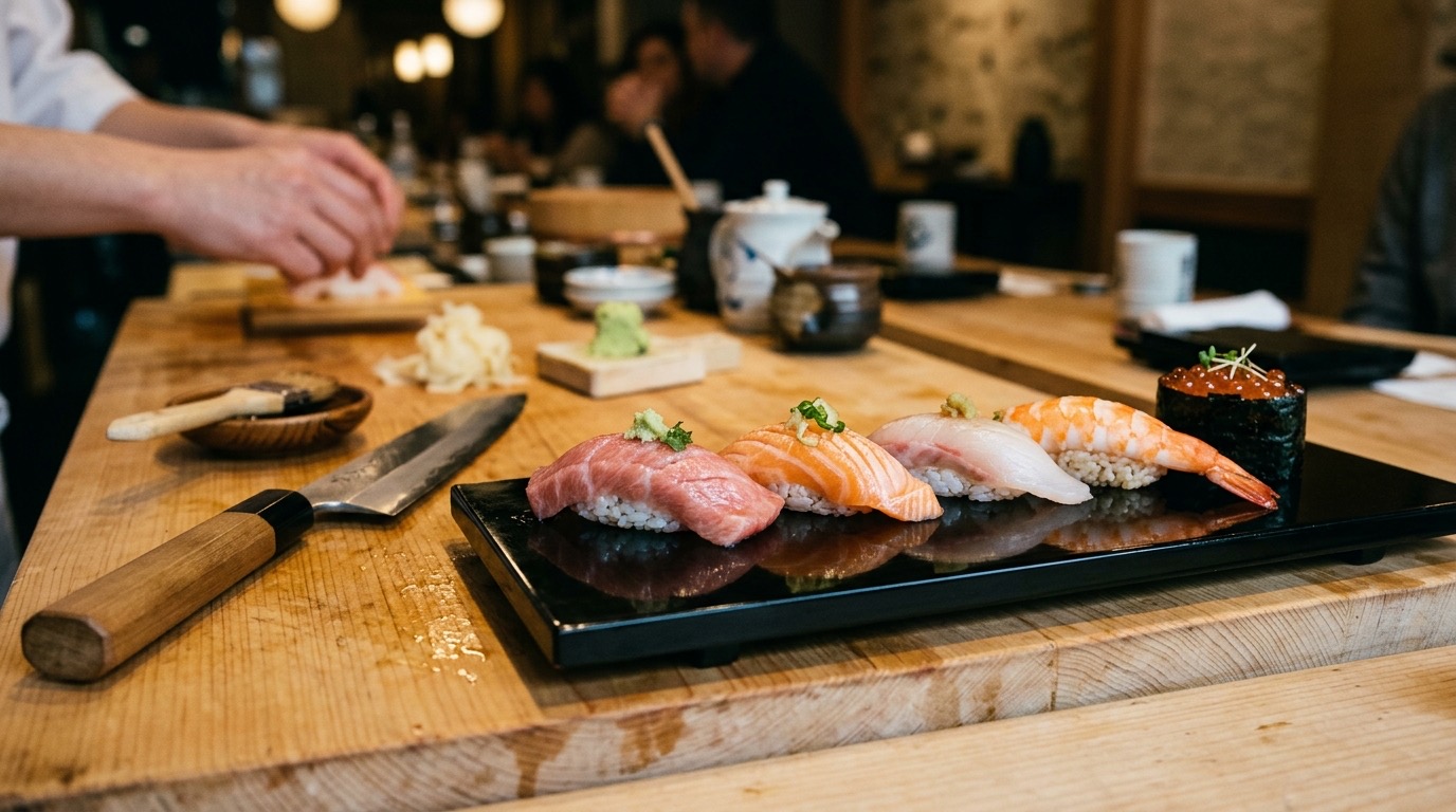 IA para Sushi Bar — imagen 2 de referencia generada con IA