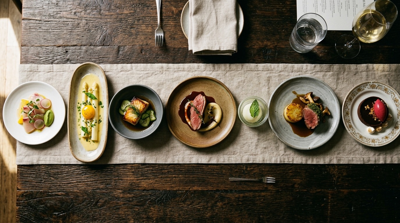 So entwerfen Sie ein Degustationsmenü mit KI — KI-generiertes Referenzbild 3